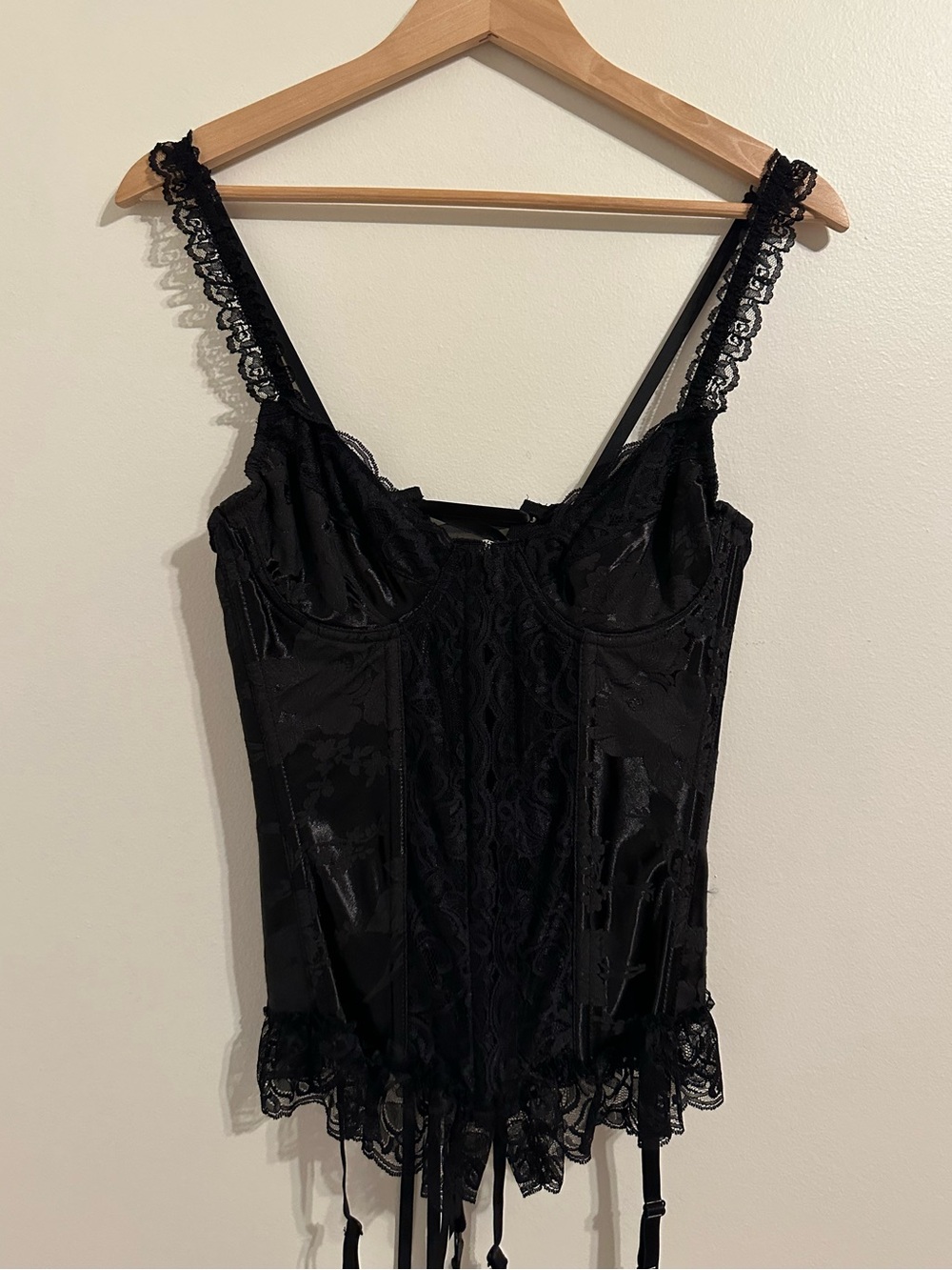 vintage black corset